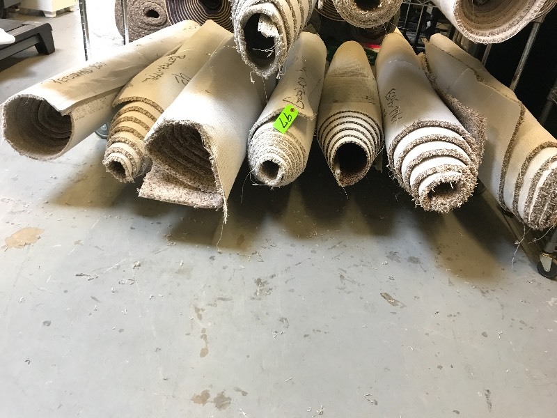 LOT OF CARPET REMNANTS
