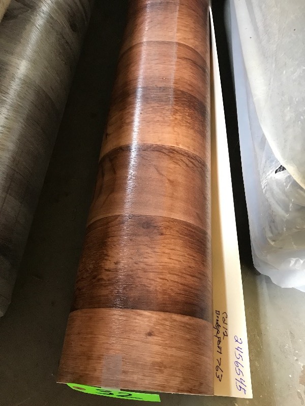 PARTIAL ROLL OF VINYL FLOORING
