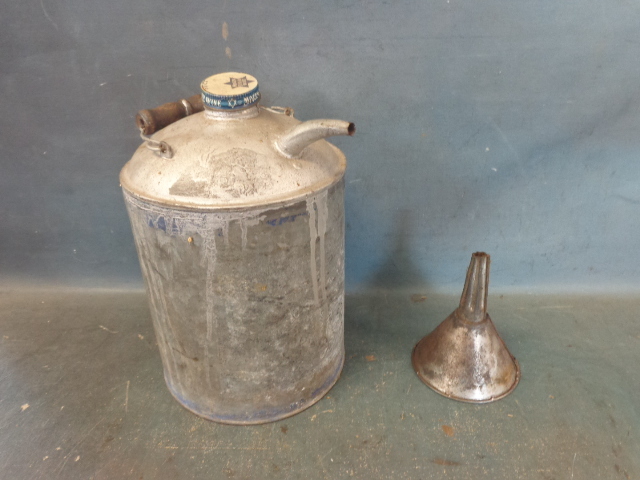 Antique Can with Spout and Funnel