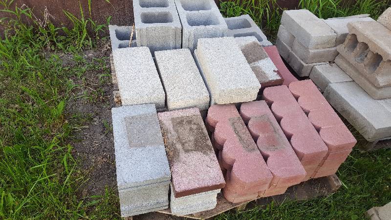 lot 66 image: Cinder Blocks and Cement Block