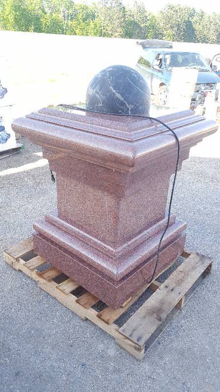lot 94 image: Granite Fountain