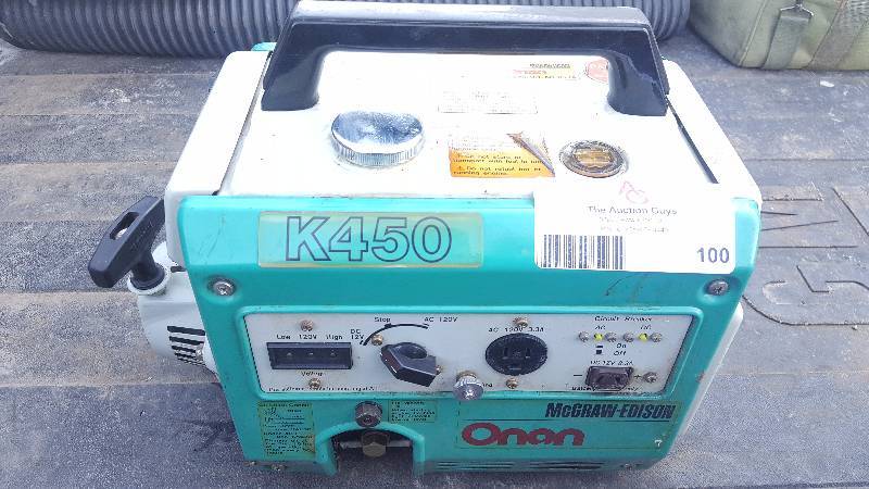 lot 100 image: Onan  K450 Generator