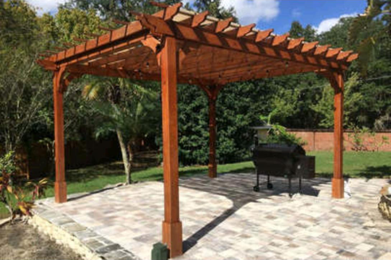lot 98 image: Pergola Kit
