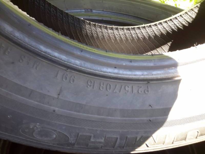 lot 18 image: Set of 4, P21570R16 Radial Tires  KR21