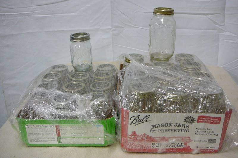 Lot of Canning Jars