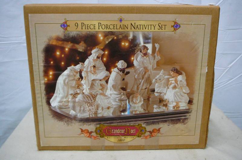 Porcelain Nativity Set