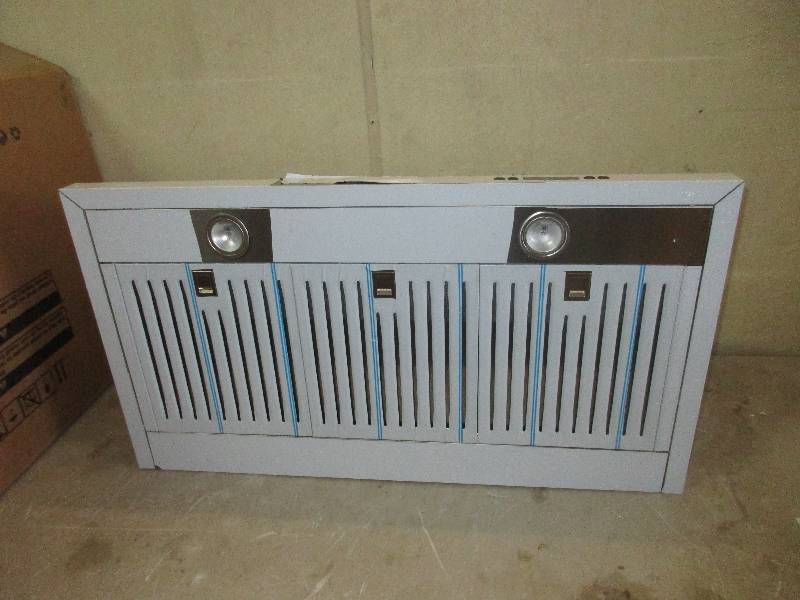 lot 6 image: kitchen aid range hood - stainless steel 36x 20 9