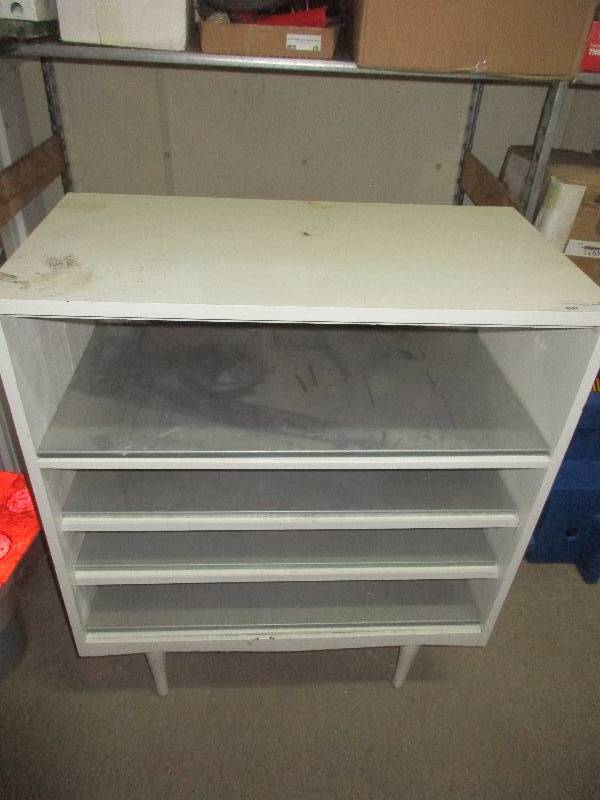 lot 67 image: heavy duty shelf w stainless steel shelf inserts