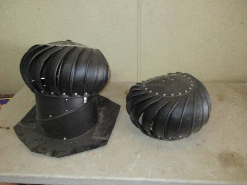 lot 74 image: 2 black roof vents