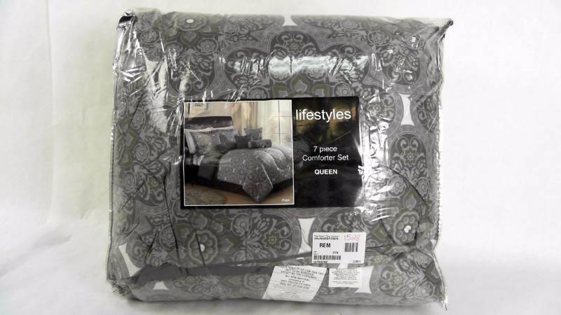 Monroe Plato 7-Pc. Comforter Set - Queen Size
