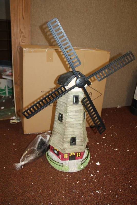 lot 34 image: Decorative Solar Windmill