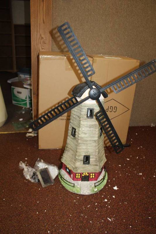 lot 33 image: Decorative Solar Windmill