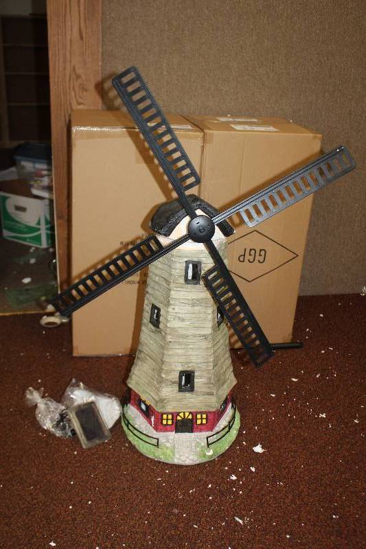 lot 35 image: Decorative Solar Windmill
