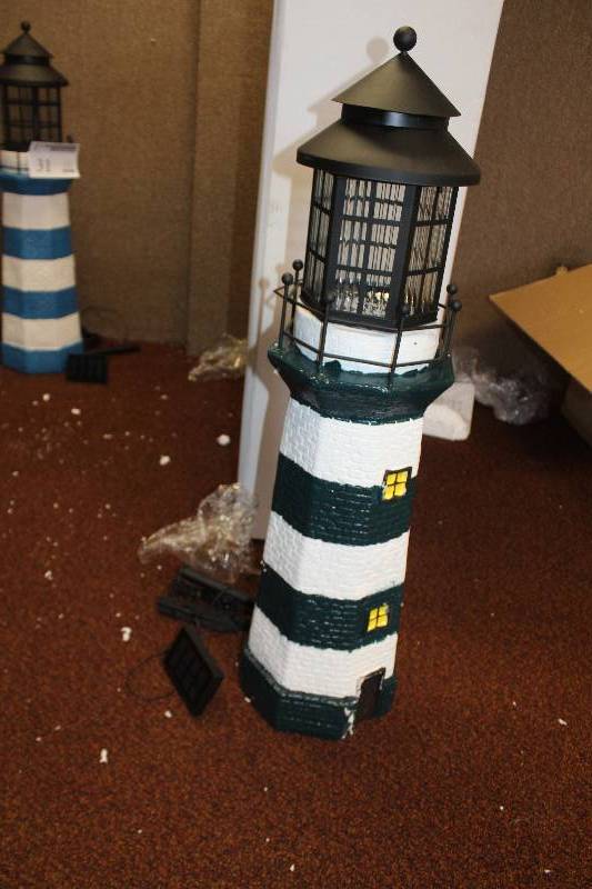 lot 30 image: Replica Outdoor Solar Light House