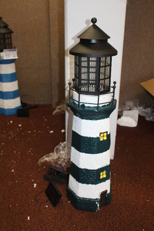lot 28 image: Replica Outdoor Solar Light House