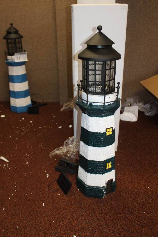 lot 26 image: Replica Outdoor Solar Light House