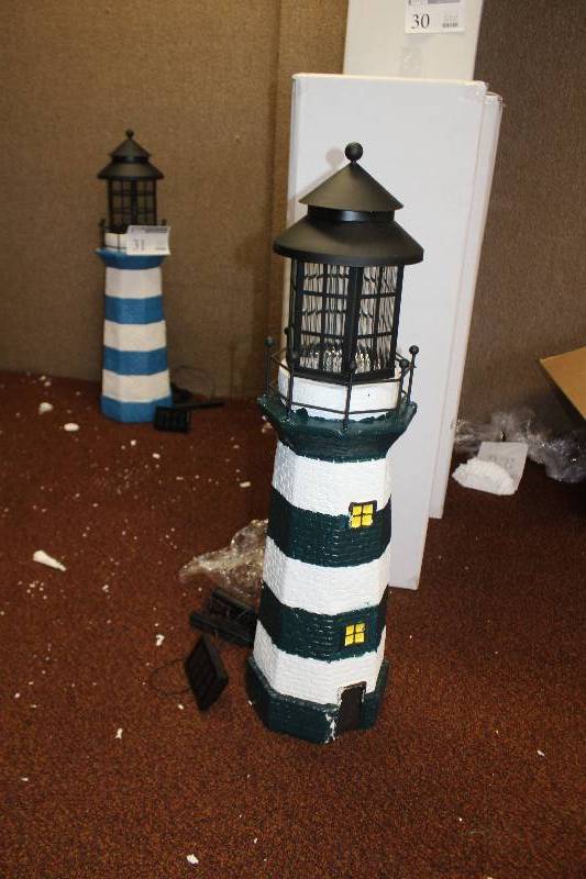 lot 27 image: Replica Outdoor Solar Light House