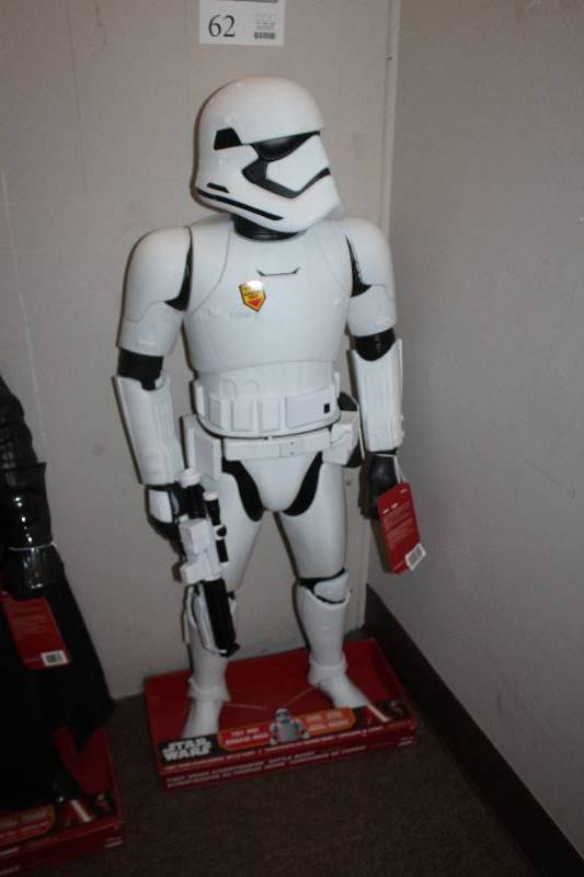 lot 62 image: Star Wars Battle Buddy Stormtrooper 48in. Figurine