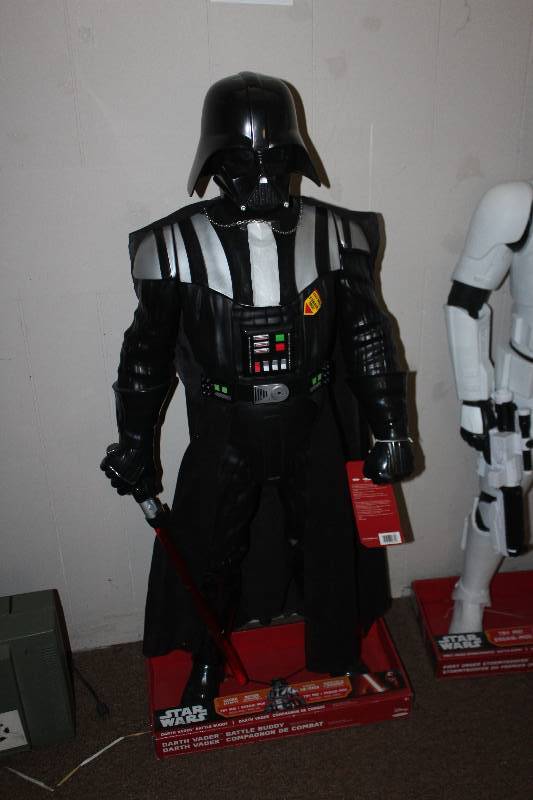 lot 61 image: Star Wars Battle Buddy Darth Vader 48in. Figurine