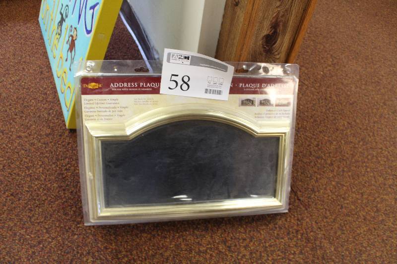 lot 58 image: DeSignIt Address Plaque Kit