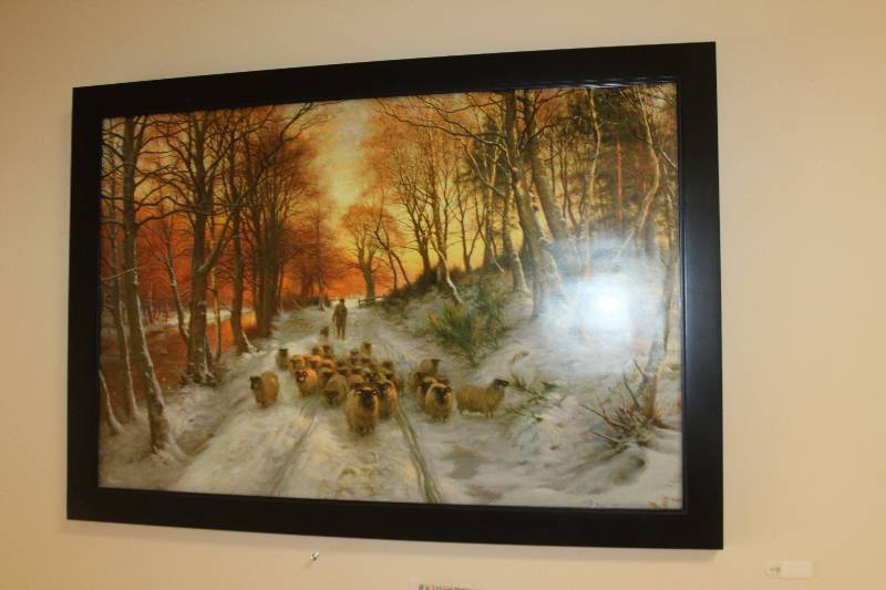 lot 83 image: Framed Signed Forest Wall Art