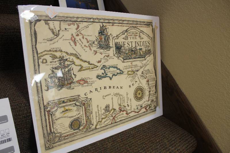 lot 88 image: The West Indies Wall Art