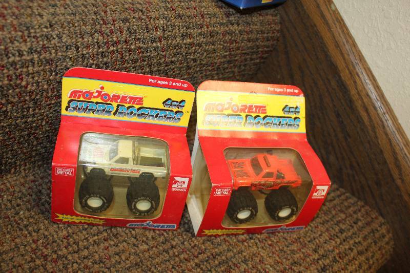 lot 96 image: Majorette 4x4 Super Rockers Die Cast Metal Toy Trucks