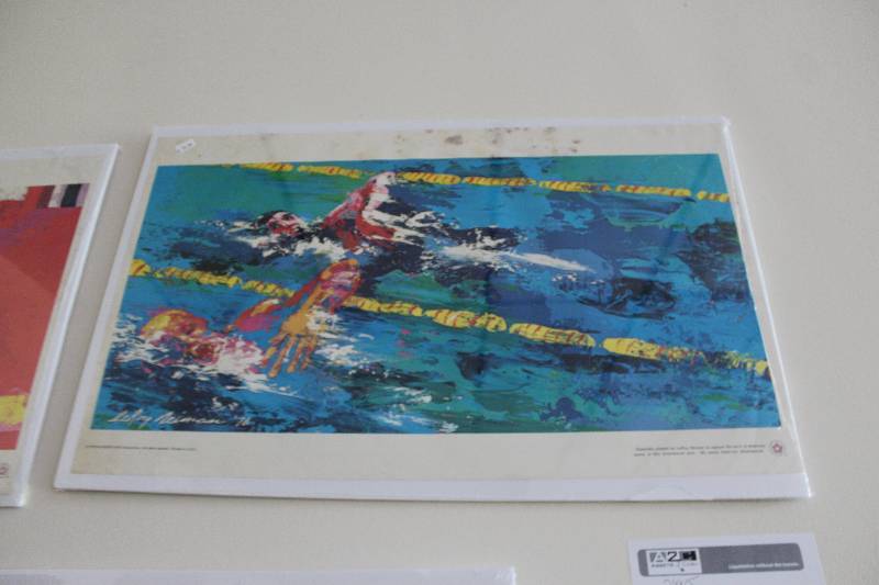 lot 118 image: 1976 Burger King Leroy Neiman Signed Art