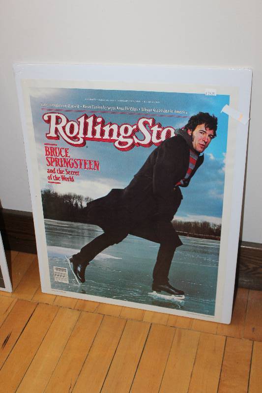 lot 135 image: 1981 Rolling Stone Bruce Springsteen Wall Art