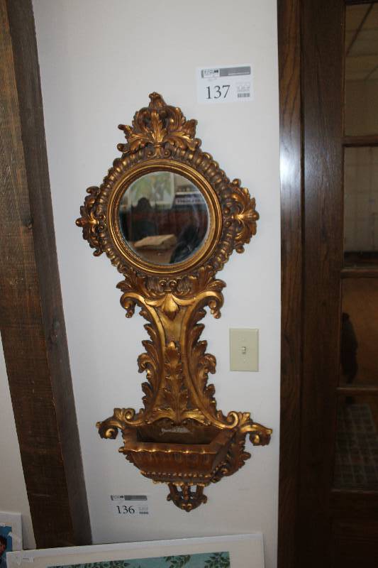 lot 137 image: Decorative Wall Mirror