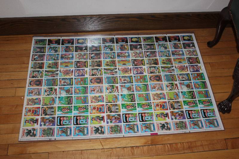 lot 145 image: Garbage Pail Kids Decorative Wall Art