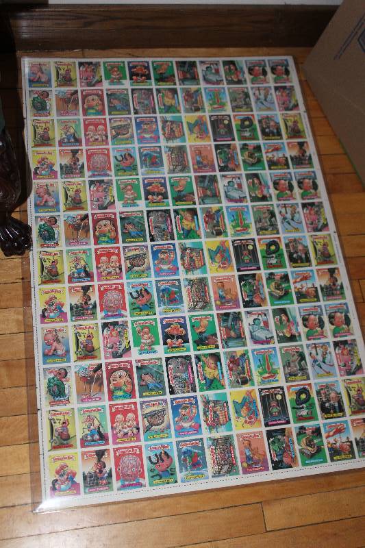 lot 146 image: Garbage Pail Kids Decorative Wall Art