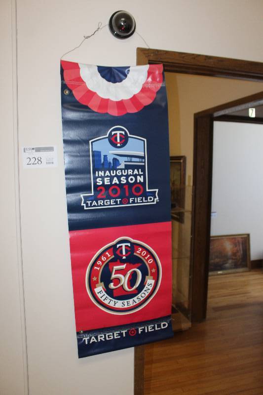 lot 228 image: 2010 Minnesota Twins 50th Anniversary Target Field Wall Art