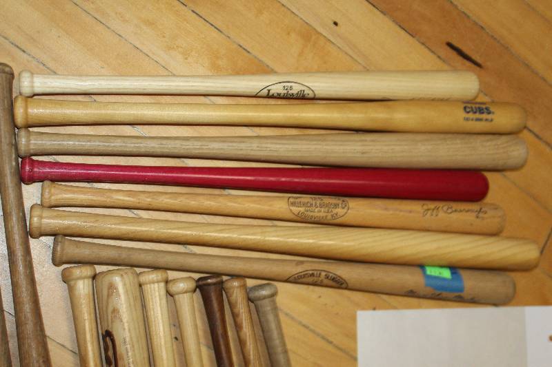 lot 259 image: Lot of (6) Collectors Baseball Bats