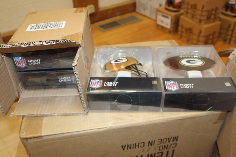 lot 221 image: Lot of (2) NFL Green Bay Packers Night Lights