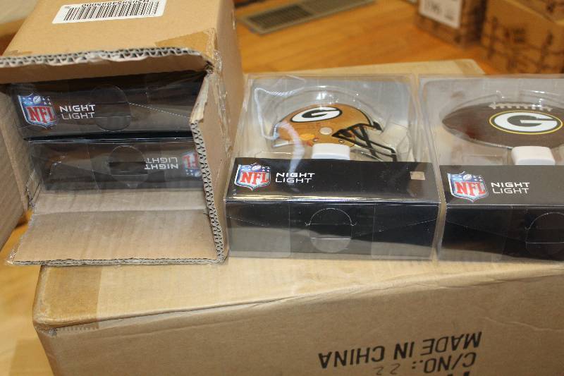 lot 222 image: Lot of (2) NFL Green Bay Packers Night Lights