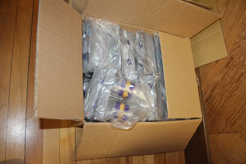 lot 203 image: Lot of (12) Minnesota Vikings Spill Proof Sippy Cups