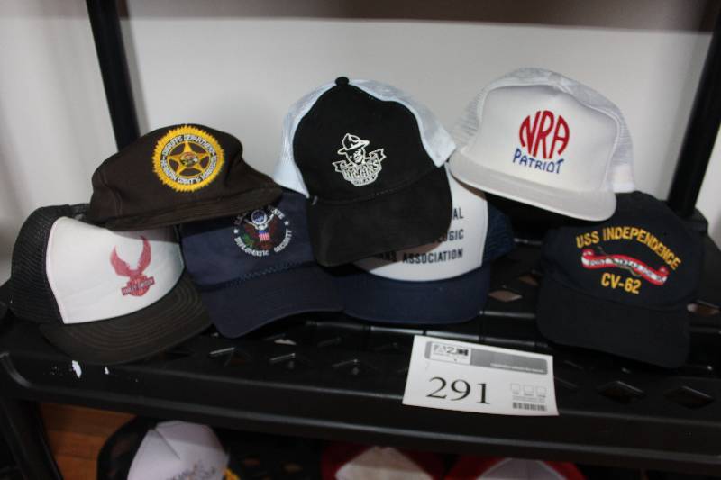 lot 291 image: Lot of (7) Baseball Caps -