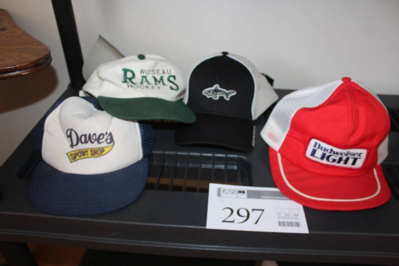lot 297 image: Lot of (3) Baseball Caps - Nebraska,Texas,Notre Dame