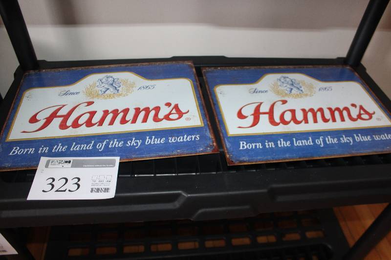 lot 323 image: Lot of (2) Hamms Decorative Wall Art