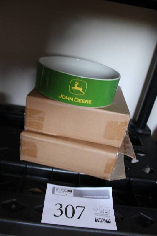 lot 307 image: Lot of (3) John Deere Bowls