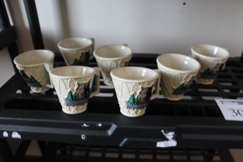 lot 303 image: Lot of (7) Minnesota Wild Mugs