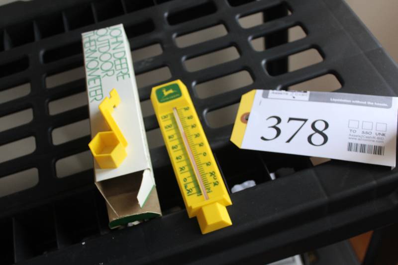 lot 378 image: John Deere Outdoor Thermometer
