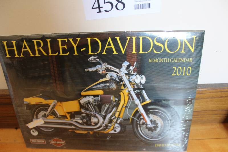 lot 458 image: 2010 Harley Davidson Motorcycles Calendar