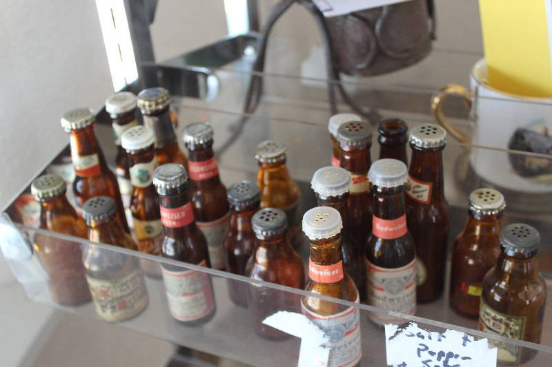 lot 406 image: Beer Bottle Salt & Pepper Shakers