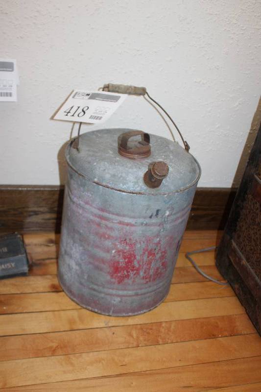 lot 418 image: Metal Gas Can