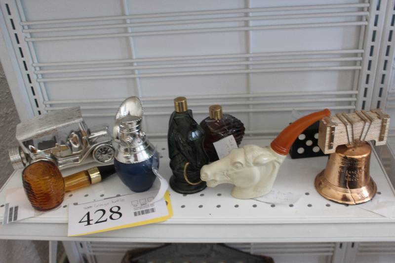 lot 428 image: Decorative Cars,Pipes,Other Cologne Bottles