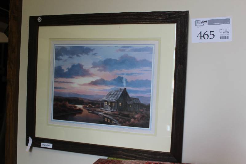 lot 465 image: Framed Matted Signed Original Art by T. C. Chisa