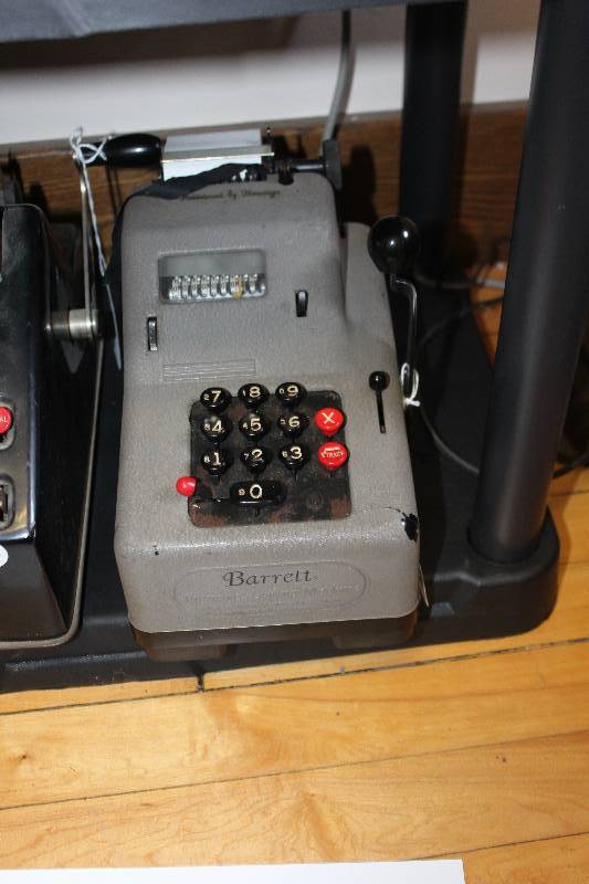 lot 520 image: Barrett FiguringListing Machine