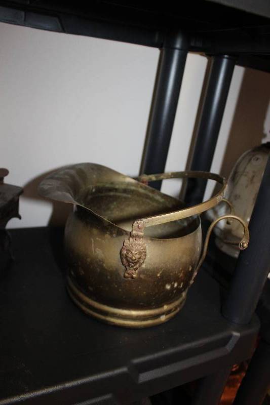 lot 499 image: Decorative Metal Water Pitcher